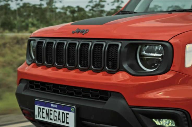 2022 Jeep Renegade facelift grille 